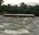 RTC bus washed down in maneru vagu in Telangana