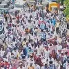 AP Govt Employees protest against Jagan govt on CPS