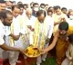 Telangana CM KC Rao lays foundation stone for TRS Party office in Delhi