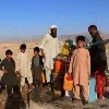 Household items going up for sale on roadsides in Afghanistan