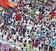 Maha Padayatra against the decision to privatize the Visakhapatnam steel plant