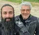 Ajith and Navdeep at a bike racing event held in Hyderabad