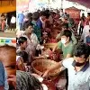 panipuri seller celebrates daughter birth