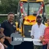 Prakash Raj gifts JCB to a poor family
