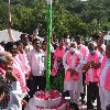 Political parties celebrate Telangana Merger Day