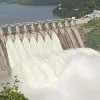 Srisailam at its full capacity 7 crest gates opened
