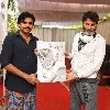 Pawan and Trivikram unveils Sri Sri Mahaprasthanam special edition on Bheemla Naik sets