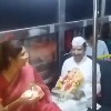 TSRTC MD Sajjanar travels in bus with idol for immersion