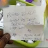 Alcoholic man put a slip along with his vote