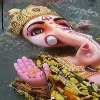 Ganesh immersion in Hyderabad's Hussain Sagar continues on 2nd day
