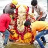 Ganesh Immersion Continue in Hyderabad Tank Bund