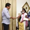 KTR responds to a media story and helps a well educated sanitary worker
