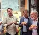 Brazil President Jair Bolsanaro eats pizza on side walk photos goes viral