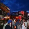 Tipper Truck Collides With Private Travels Bus
