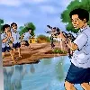 AP BJP tweets on PM Modi childhood adventures