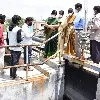 జక్కంపూడి సూయేజ్ ట్రీట్మెంట్ ప్లాంట్ ను పరిశీలించిన మేయర్ రాయన భాగ్యలక్ష్మి