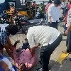 Devineni Uma helps accident victim in Vijayawada