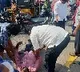 Devineni Uma helps accident victim in Vijayawada
