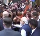 Indians chants Jai Bharat Mata Ki slogans