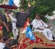 Congress Leaders Protest By Arriving On Horse Buggy