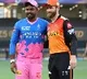 SRH plays against Rajasthan Royals