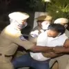 Janasena workers agitations at Hyderabad Press Club