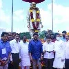 Allu Arjun thanked Chiranjeevi for unveiling Allu Ramalingaiah statue in Rajahmundry