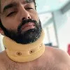 shoot halted due to his Neck injury during body transformation