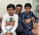 Raghurama Krishna Raju with his grand children