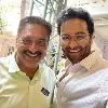 Manchu Vishnu selfie with Prakash Raj