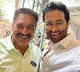 Manchu Vishnu selfie with Prakash Raj
