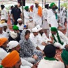 Priyanka takes part in 'antim ardas' of deceased farmers
