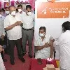 కోవిడ్ మెగా వ్యాక్సిన్ కేంద్రాన్ని ప్రారంభించిన తెలంగాణ సీఎస్ సోమేశ్ కుమార్