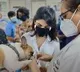 Samantha 'paws' a visit to the vet clinic post divorce