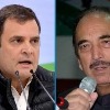 Sign of truce in Cong: Rahul, Ghulam Nabi Azad seen together