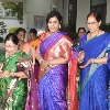 Telangana CM's wife, daughter-in-law take part in Bathukamma