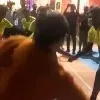 Pragya Thakur plays kabaddi