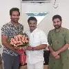 Manchu Vishnu meets Talasani Srinivas Yadav