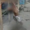 Body Tied To Barricade At Farmers Protest