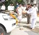 KCR performs pooja in Pragathi Bhavan