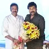 Chiranjeevi talks to Mohan Babu