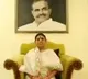 YS Vijayamma seeks blessings to Sharmila