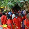 Devotees poured to visit Bejawada kanakadurga in Navaratri