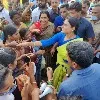 sharmila begins padayathra 2nd day
