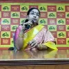 TDP national spokes person Jyothsna strongly warns KTR