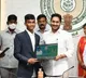 CM Jagan presents laptops to SC and ST IIT rankers