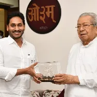 CM Jagan and YS Bharathi met governor couple in Raj Bhavan