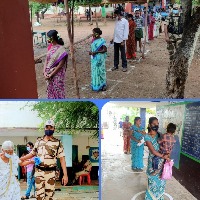20% polling in AP's Badvel constituency in first 4 hrs
