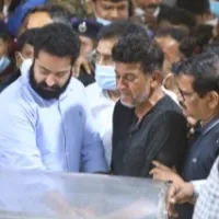Jr NTR inconsolable at Puneeth Rajkumar's passing away
