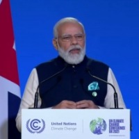 PM Modi embarks on return journey after two days at COP26